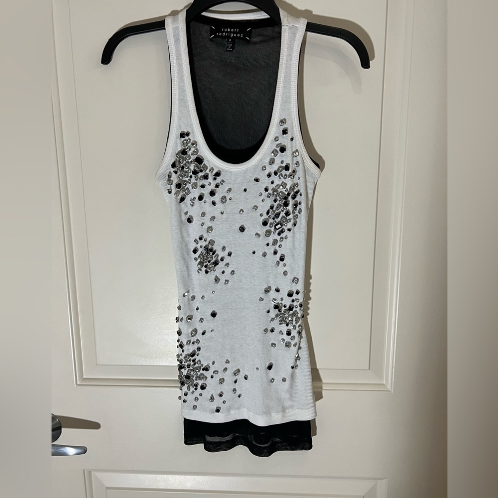 Robert Rodriguez Rhinestone Tank
